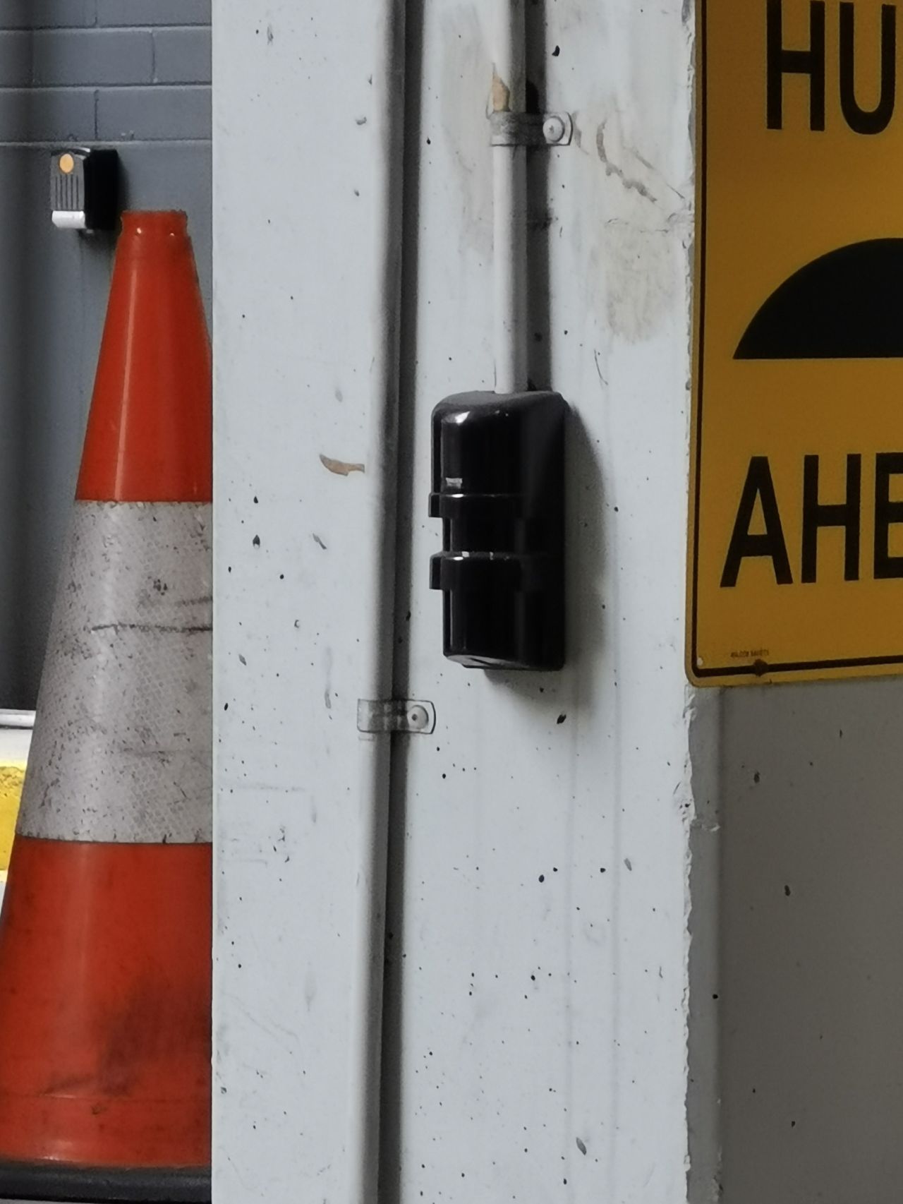 PR-11B mounted to a concrete pillar