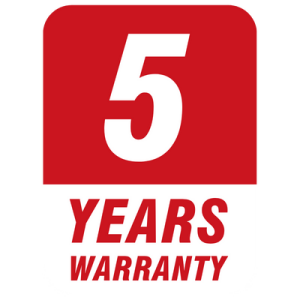 5 Years Warranty