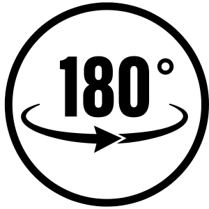 180° Wide Angle